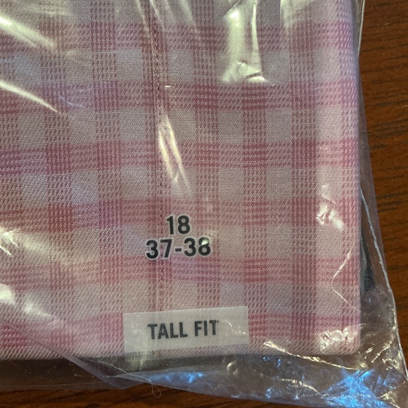 Geoffrey Beene Men’s Tall Fit Wrinkle Free Size 18 / 37-38 - NWT! - Picture 5 of 5